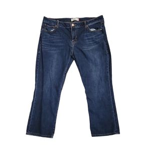 CAbi Women's new crop jeans dark wash Size 16